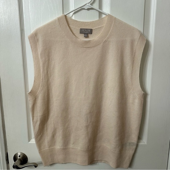J Crew Cashmere relaxed sweater vest, M - Picture 2 of 7